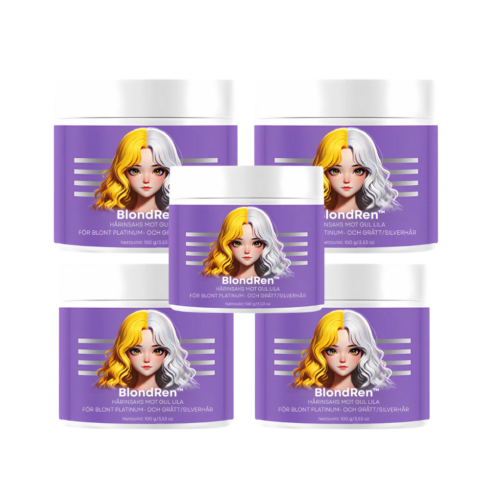 BlondRen™ | Entfernt bis zu 97 % des Gelbstichs – für weicheres, glänzenderes Haar in nur 5 Minuten!