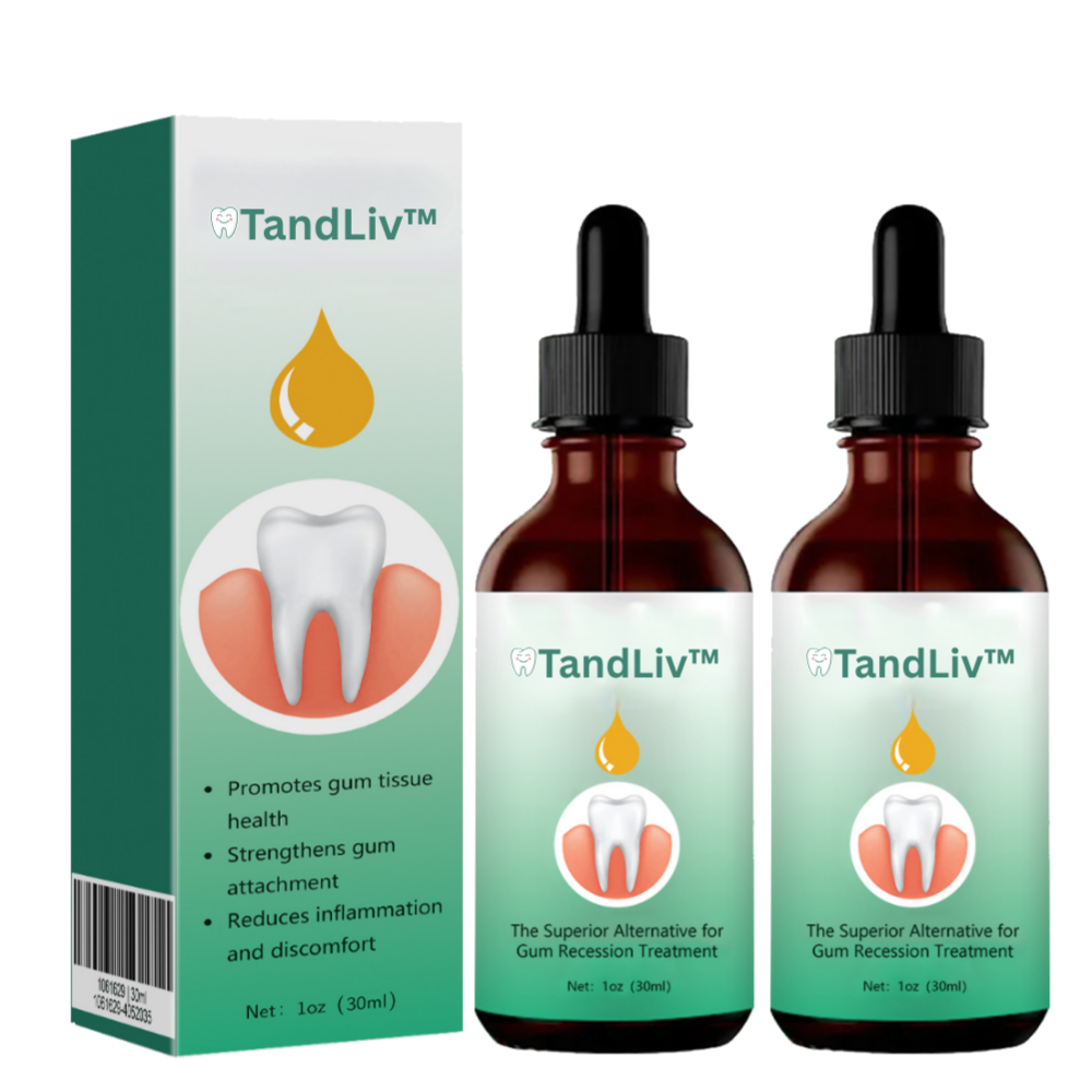 TandLiv™ | Återställer tillbakadragna tandkött i 93 % av fallen inom 4 dagar!
