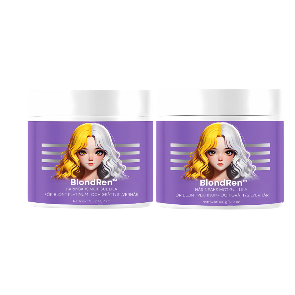 BlondRen™ | Entfernt bis zu 97 % des Gelbstichs – für weicheres, glänzenderes Haar in nur 5 Minuten!