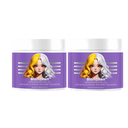 BlondRen™ | Entfernt bis zu 97 % des Gelbstichs – für weicheres, glänzenderes Haar in nur 5 Minuten!
