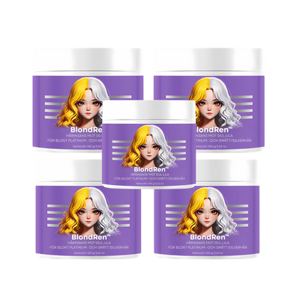 BlondRen™ | Entfernt bis zu 97 % des Gelbstichs – für weicheres, glänzenderes Haar in nur 5 Minuten!