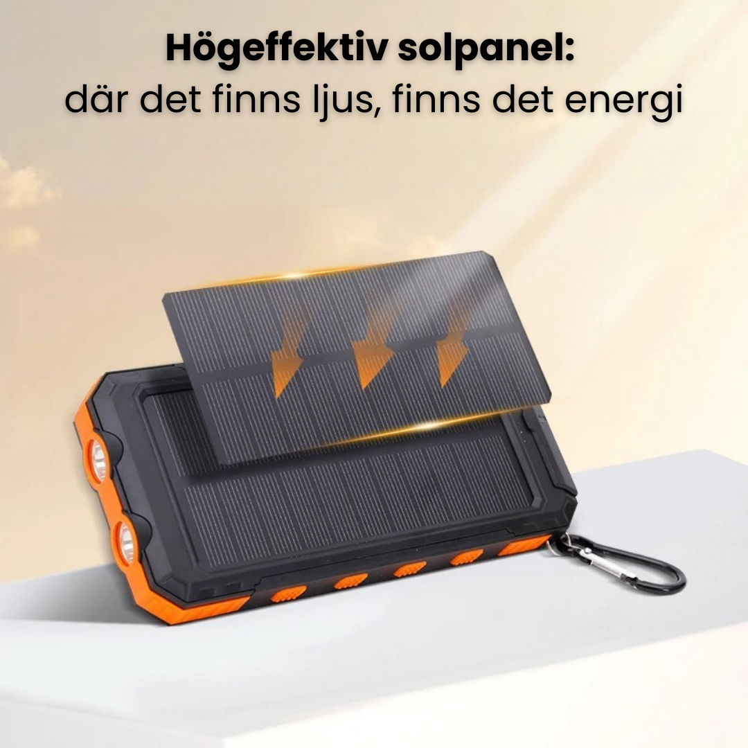 SolarCharge™ | Kontinuerlig kraft, konstant ljus – bevisat vara den starkaste.