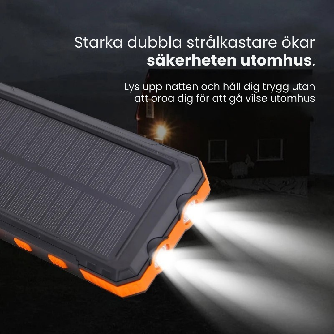 SolarCharge™ | Kontinuerlig kraft, konstant ljus – bevisat vara den starkaste.