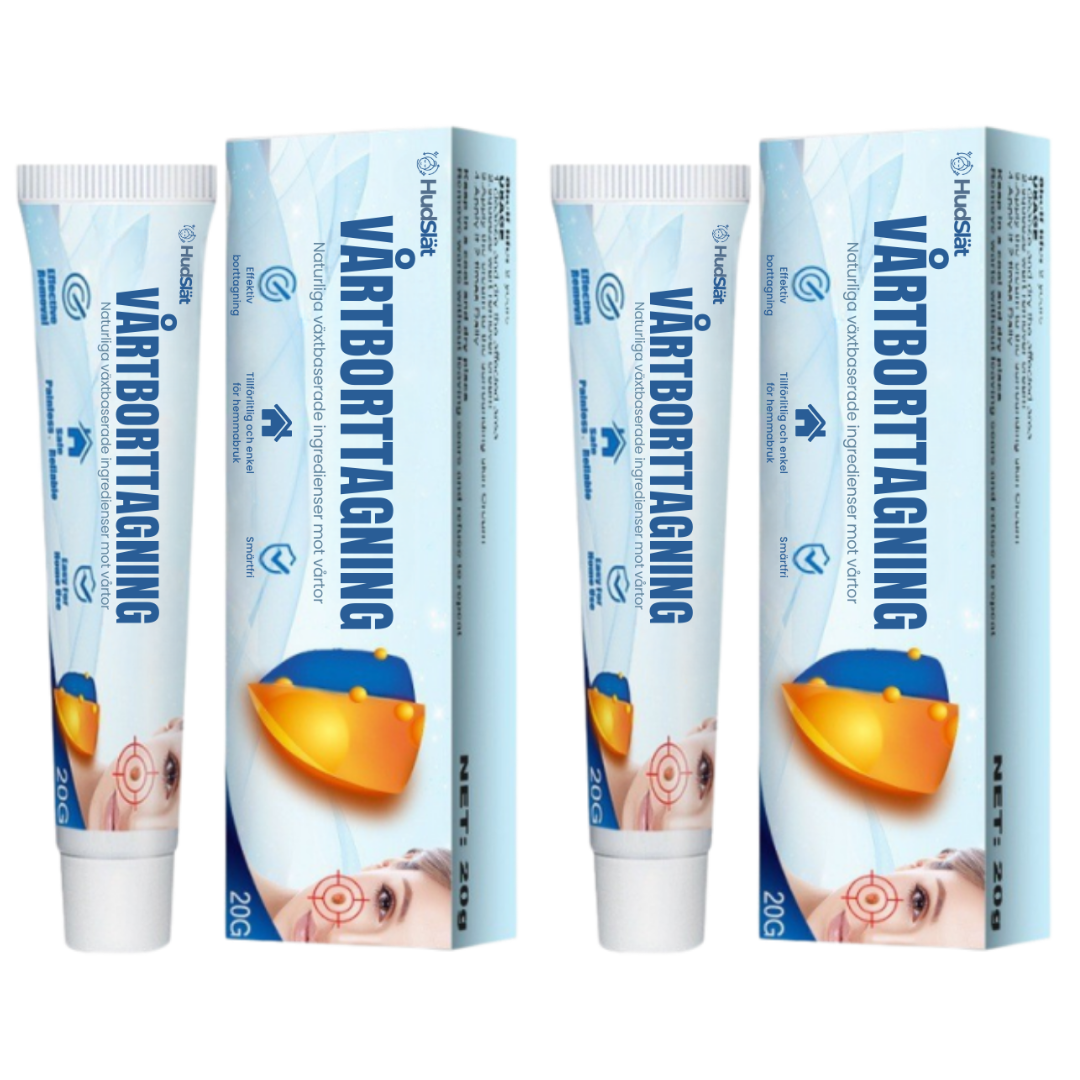 HudSlät™ Vårtkräm | Slät, vårtfri hud – för alltid!