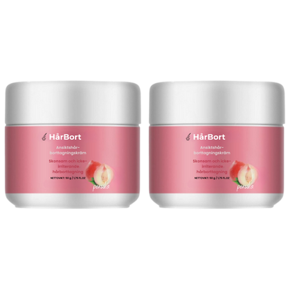 HårBort™ Ansiktsborttagningskräm | Säg hejdå till skugga och stubb – synbart slät hud på bara 5 minuter!