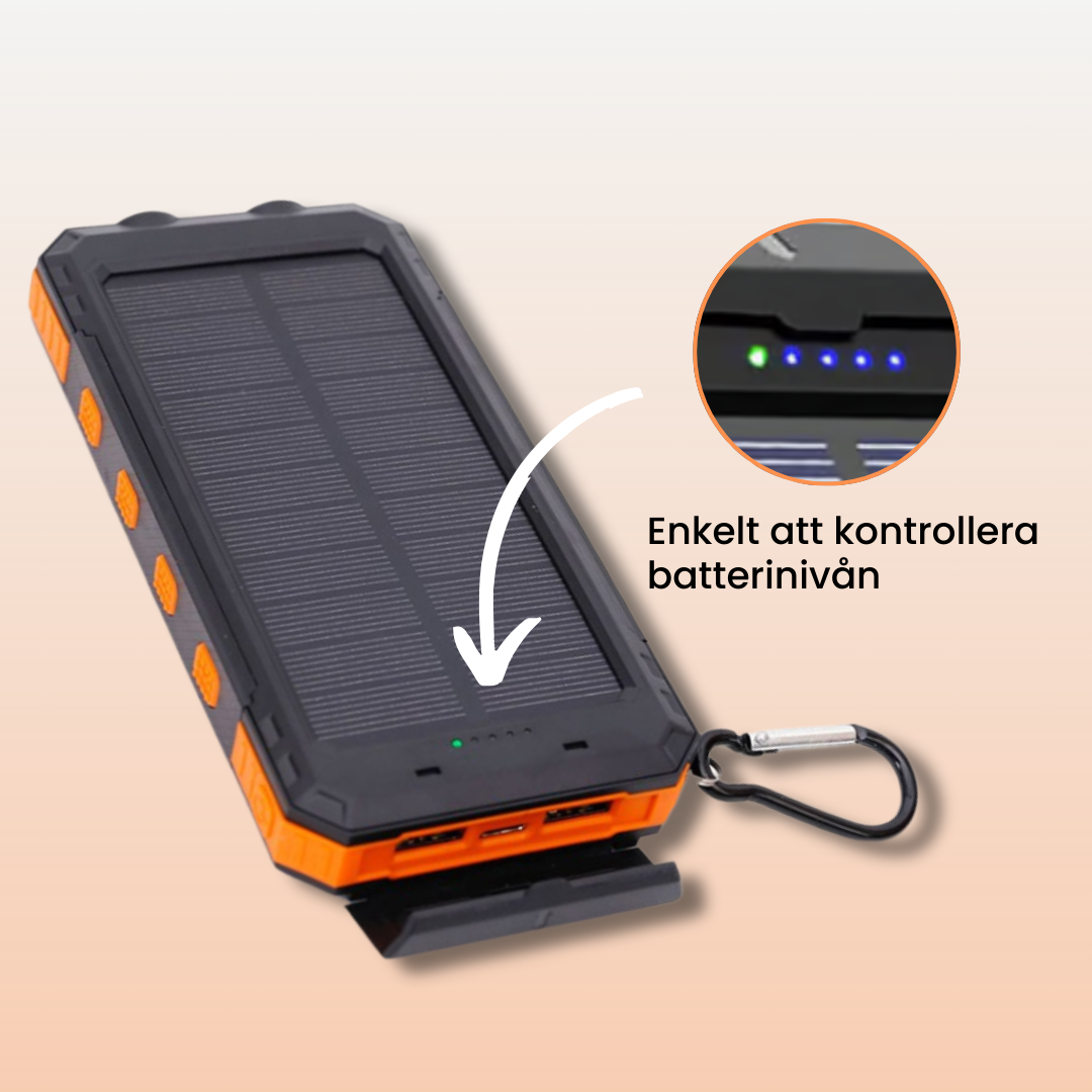 SolarCharge™ | Kontinuerlig kraft, konstant ljus – bevisat vara den starkaste.