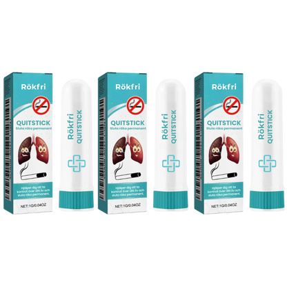 Rökfri™ Naturlig Inhalator | Rökning förstör dina lungor – Denna 100 % nikotinfria formula hjälper dig att sluta på bara 7 dagar, utan återfall!