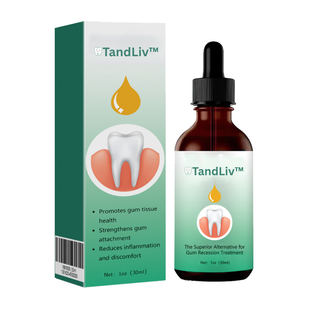 TandLiv™ | Återställer tillbakadragna tandkött i 93 % av fallen inom 4 dagar!