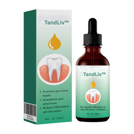 TandLiv™ | Återställer tillbakadragna tandkött i 93 % av fallen inom 4 dagar!