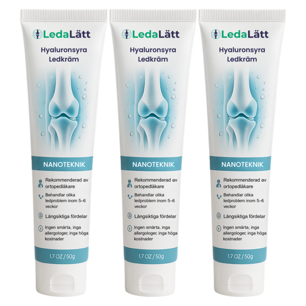 LedaLätt™ | Lindrar knäsmärta och ledvärk med upp till 87 % på 48 timmar  Ingen kirurgi, inga ärr och 100% naturligt