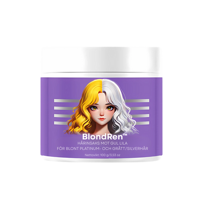 BlondRen™ | Entfernt bis zu 97 % des Gelbstichs – für weicheres, glänzenderes Haar in nur 5 Minuten!