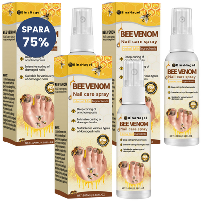 BinaNagel™ Nagelvårdsspray med bigift | Från svamp till perfekta naglar – eliminera 98 % av svampen på bara 14 dagar!