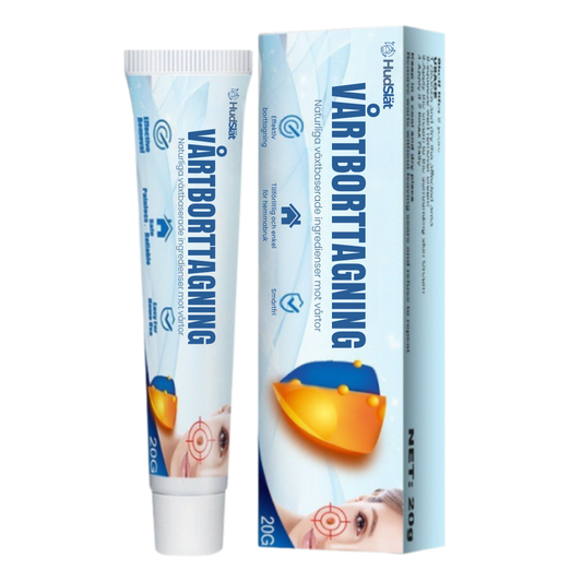 HudSlät™ Vårtkräm | Slät, vårtfri hud – för alltid!